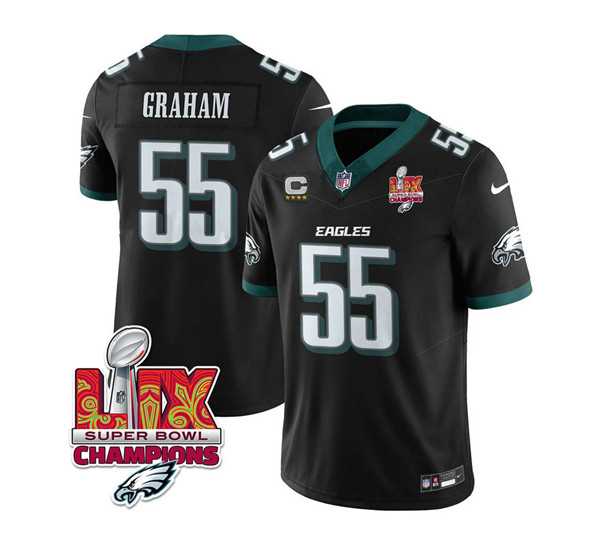 Men & Women & Youth Philadelphia Eagles #55 Brandon Graham Black 2025 Eagles Logo Super Bowl LIX Patch And 4-Star C Patch New F.U.S.E. Vapor Limited Stitched Jersey Dzhi,We sell and wholesale Men & Women & Youth Philadelphia Eagles #55 Brandon Graham Black 2025 Eagles Logo Super Bowl LIX Patch And 4-Star C Patch New F.U.S.E. Vapor Limited Stitched Jersey Dzhi on line form chian!